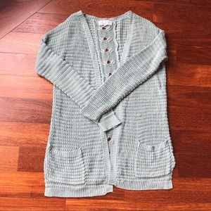 Light blue cardigan